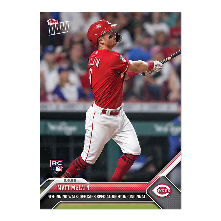 Matt McLain  - 2023 MLB Topps NOW® Card 393 - PR: 1636