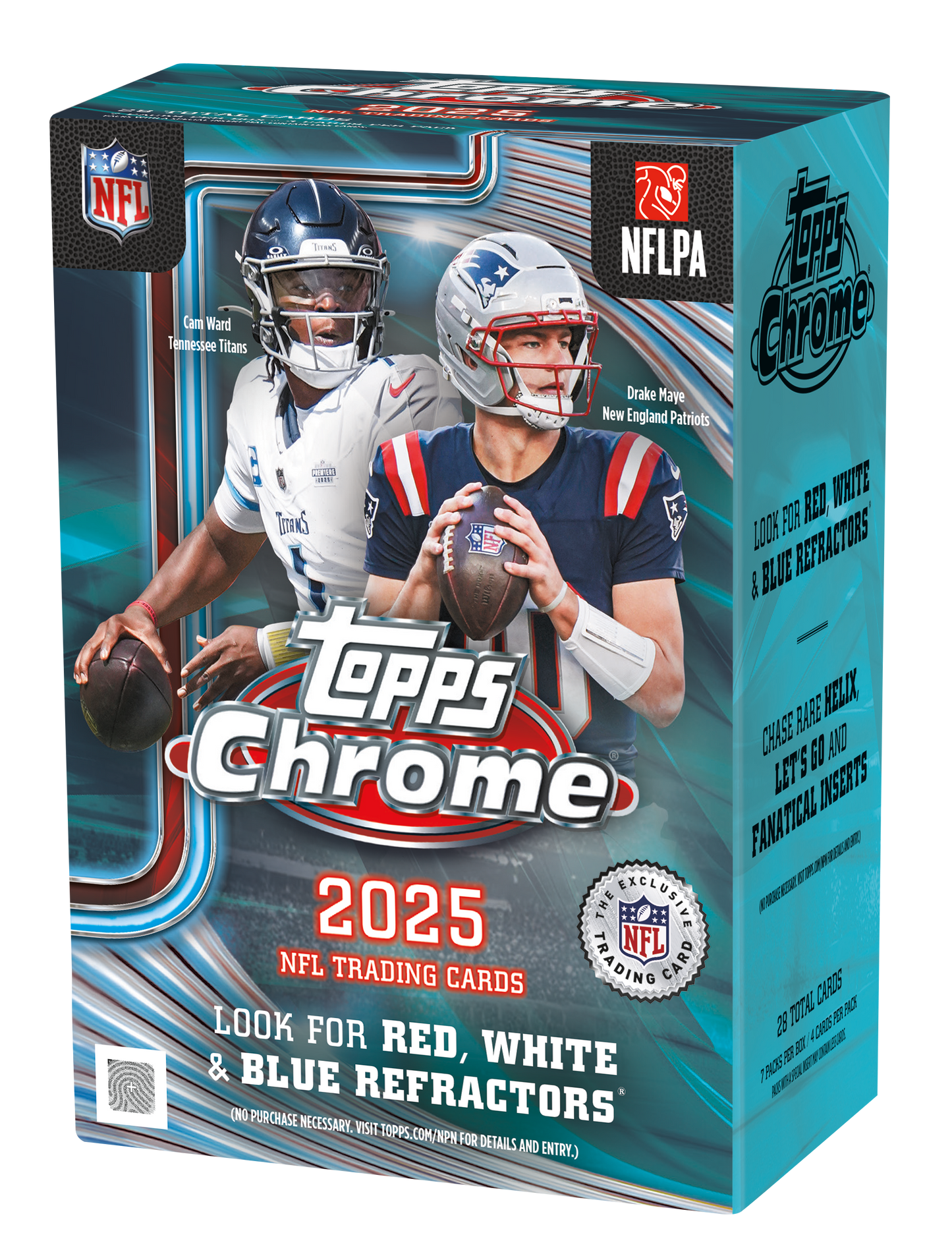 2025 Topps Chrome® Football - Mega Box + Value Box