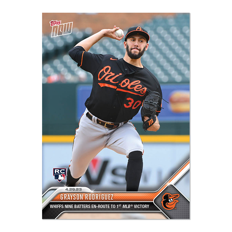 Grayson Rodriguez  - 2023 MLB Topps NOW® Card 200 - PR: 1396
