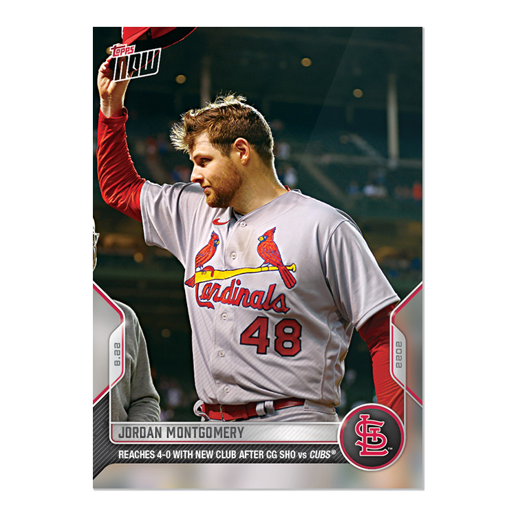Jordan Montgomery  - 2022 MLB Topps NOW® Card 761 - PR: 514