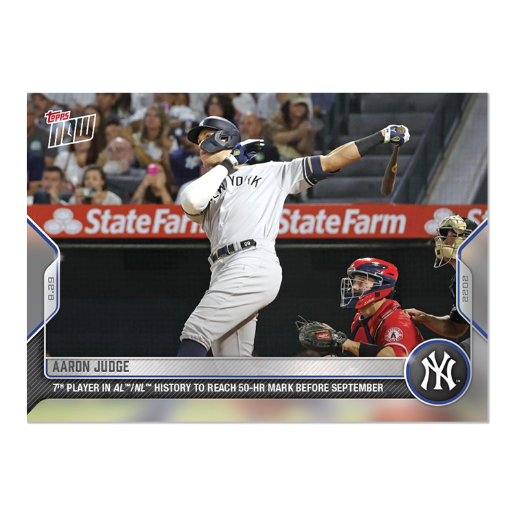 Aaron Judge  - 2022 MLB Topps NOW® Card 802 - PR: 1837