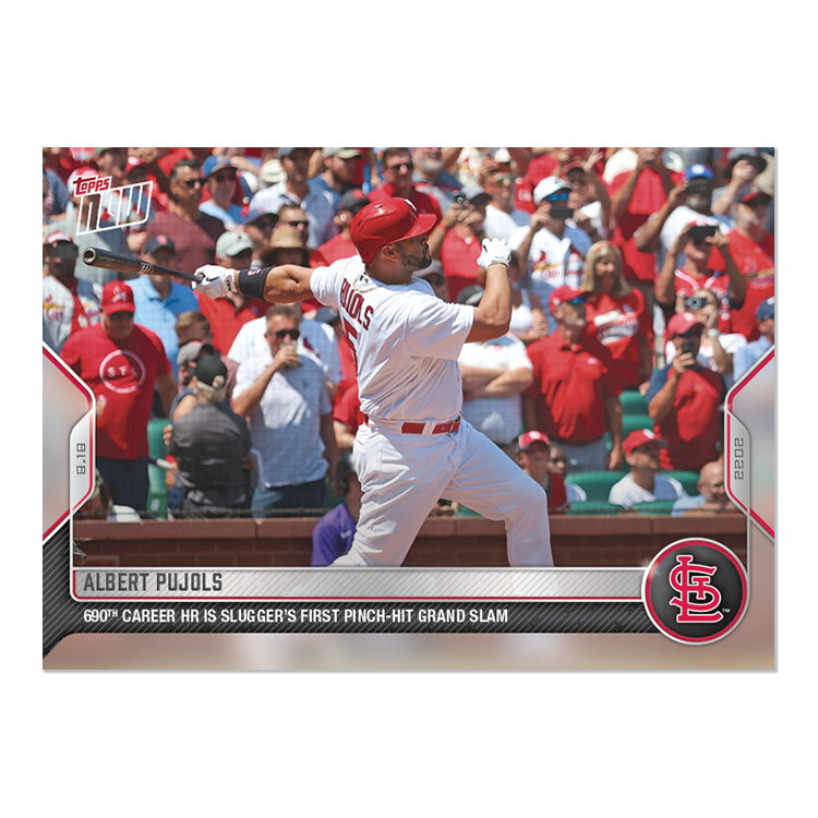 Albert Pujols  - 2022 MLB Topps NOW® Card 730 - PR: 1147