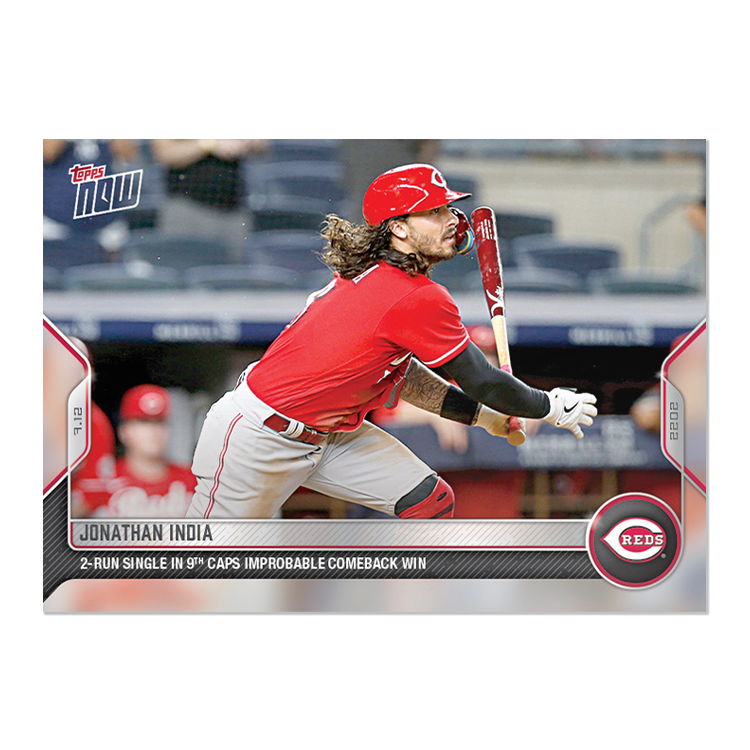 Jonathan India  - 2022 MLB Topps NOW® Card 516 - PR: 286