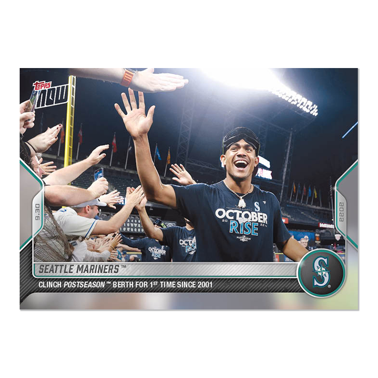 Seattle Mariners  - 2022 MLB Topps NOW® Card 992 - PR: 1623
