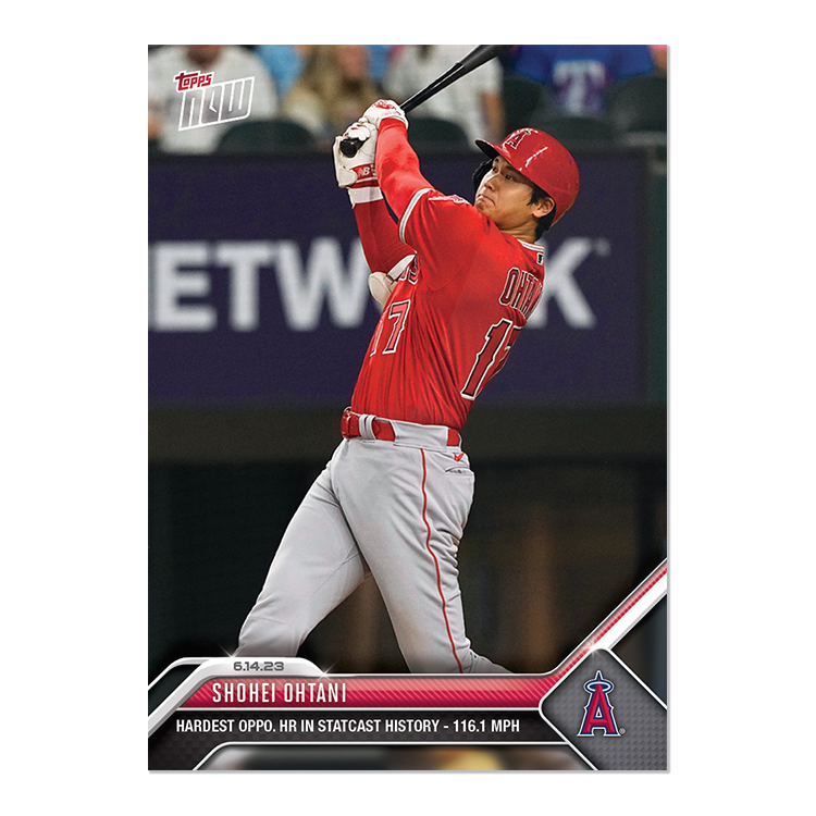 Shohei Ohtani  - 2023 MLB Topps NOW® Card 441 - PR: 3668