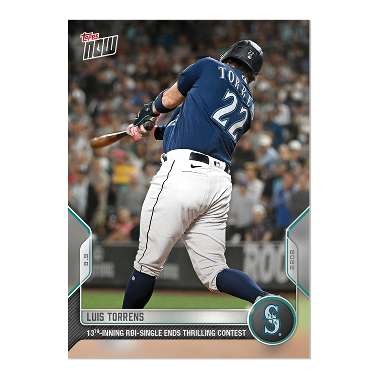 Luis Torrens  - 2022 MLB Topps NOW® Card 681 - PR: 300