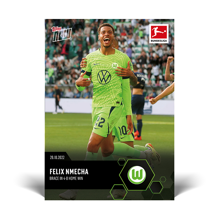 Brace in 4-0 home win - Bundesliga Topps NOW® Card #75 - PR: 91