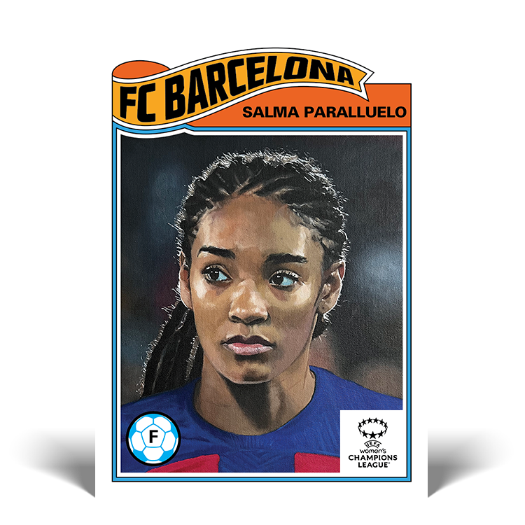 Topps UCC Living Set Card #656 - Salma Paralluelo - PR: 1177