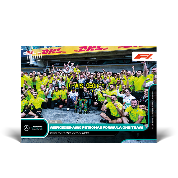 Claim their 125th victory in F1 - F1 Topps NOW® Card #78 - PR: 565