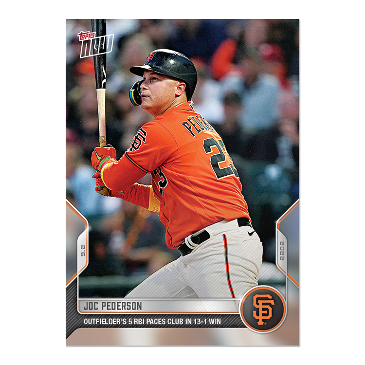 Joc Pederson  - 2022 MLB Topps NOW® Card 830 - PR: 228