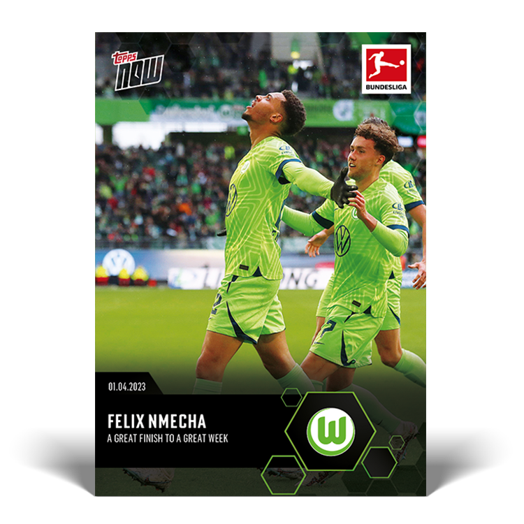 A great finish to a great week - Bundesliga Topps NOW® Card #167 - PR: 78