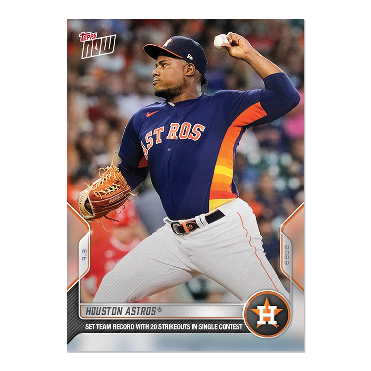 Houston Astros  - 2022 MLB Topps NOW® Card 461 - PR: 390