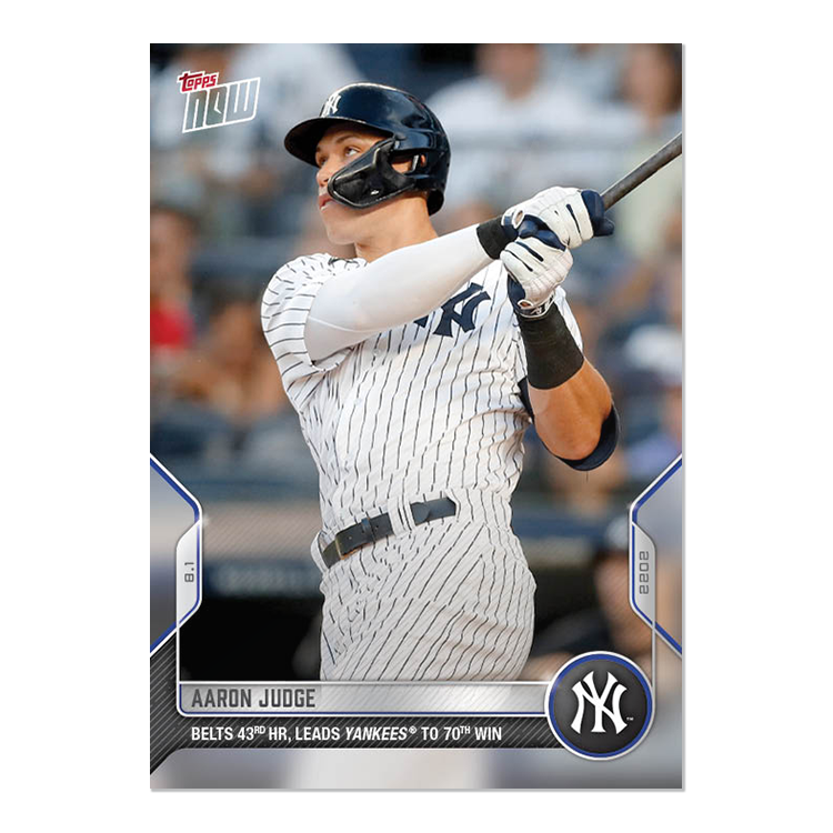 Aaron Judge  - 2022 MLB Topps NOW® Card 631 - PR: 868