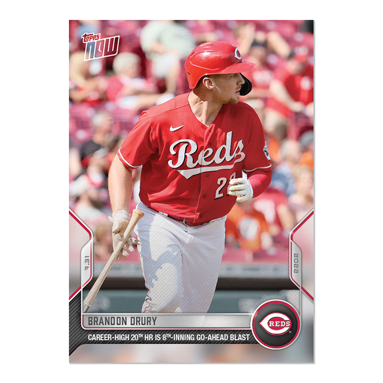 Brandon Drury  - 2022 MLB Topps NOW® Card 623 - PR: 304
