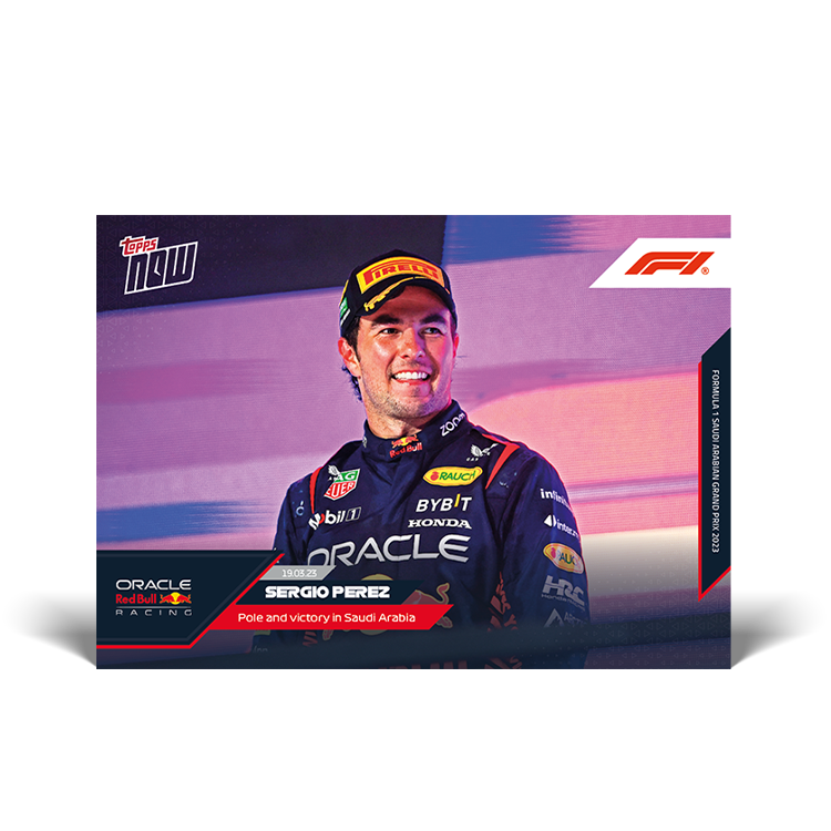 Pole and victory in Saudi Arabia - F1 Topps NOW® Card #005 - PR: 928