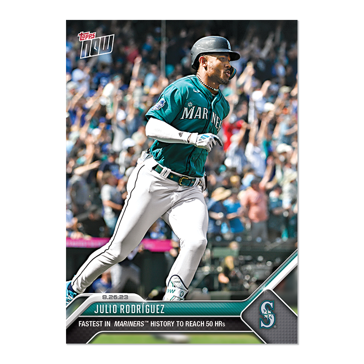 Julio Rodríguez  - 2023 MLB Topps NOW® Card 765 - PR: 2333