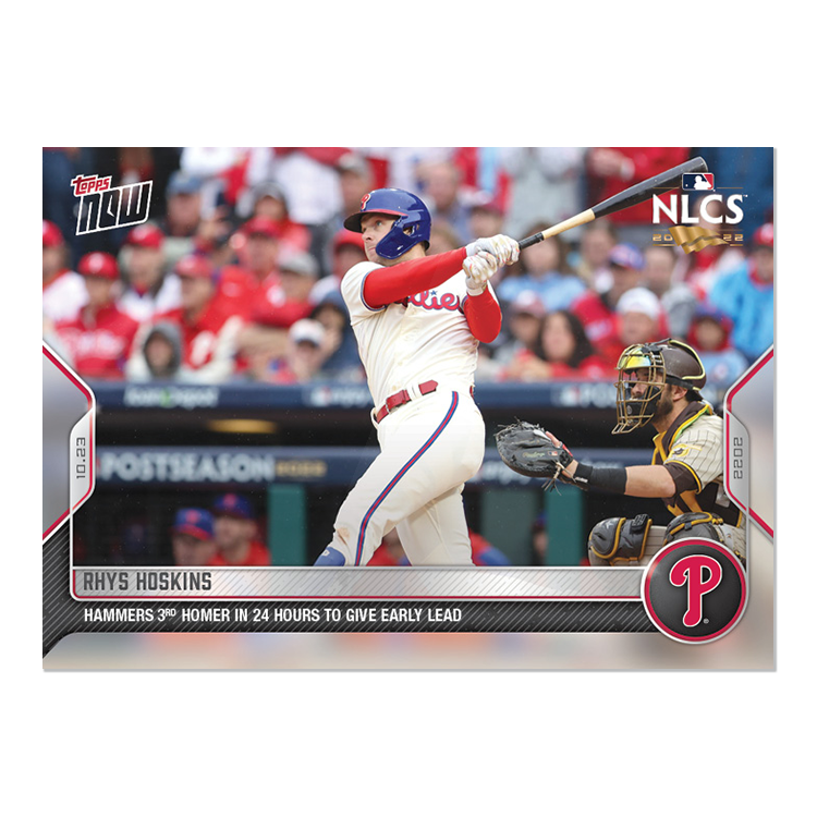 Rhys Hoskins  - 2022 MLB Topps NOW® Card 1123 - PR: 1284