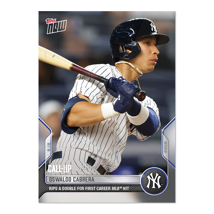 Oswaldo Cabrera  - 2022 MLB Topps NOW® Card 735 - PR: 1718