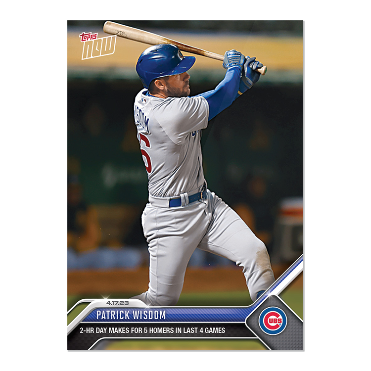 Patrick Wisdom  - 2023 MLB Topps NOW® Card 138 - PR: 425