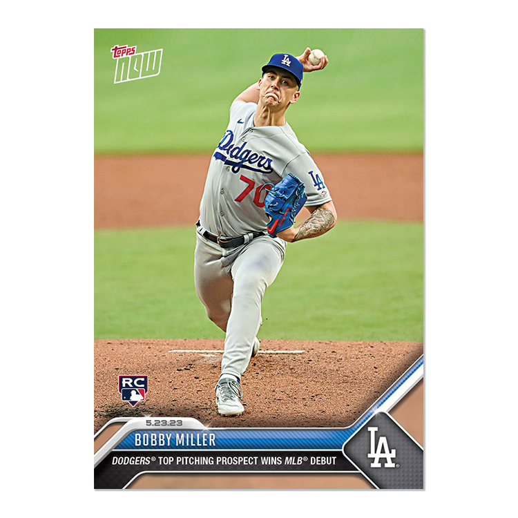 Bobby Miller  - 2023 MLB Topps NOW® Card 338 - PR: 2741