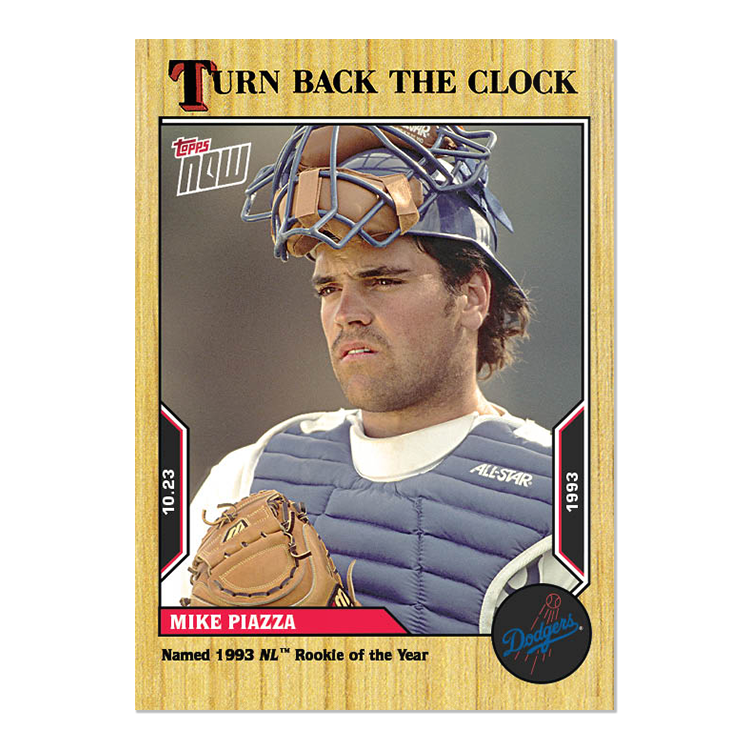 Mike Piazza  - 2022 MLB Topps NOW® Turn Back The Clock - Card 207 - PR: 225
