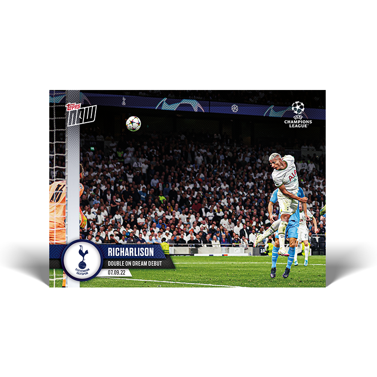 Double on dream debut - UCL Topps NOW® Card #14 - PR: 370