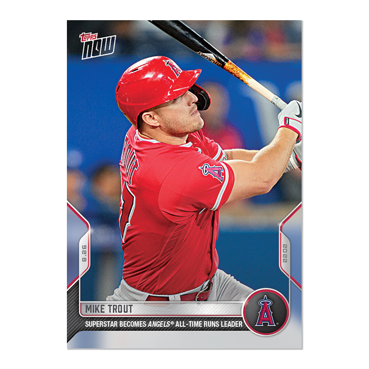 Mike Trout  - 2022 MLB Topps NOW® Card 782 - PR: 1668