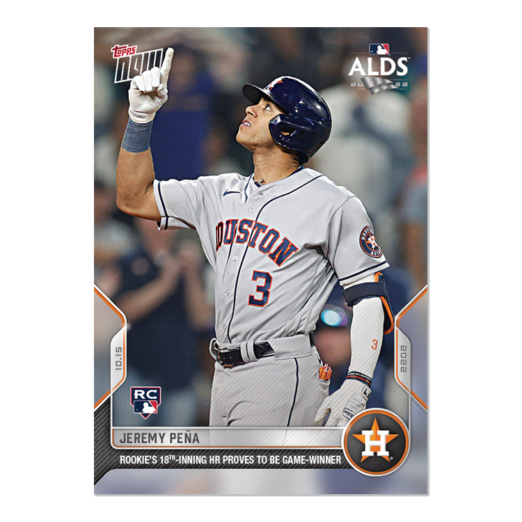Jeremy Peña  - 2022 MLB Topps NOW® Card 1084 - PR: 1607