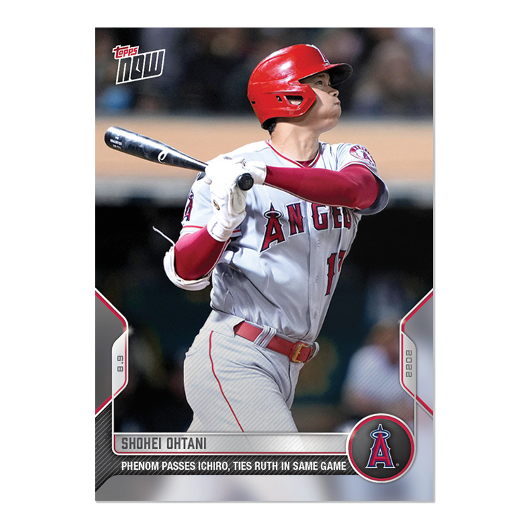 Shohei Ohtani  - 2022 MLB Topps NOW® Card 678 - PR: 7125