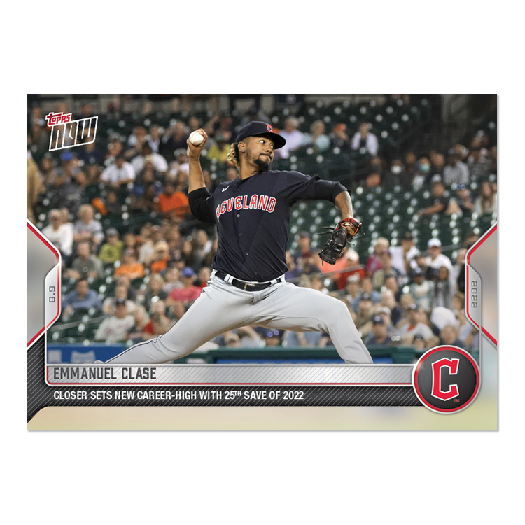 Emmanuel Clase  - 2022 MLB Topps NOW® Card 673 - PR: 309