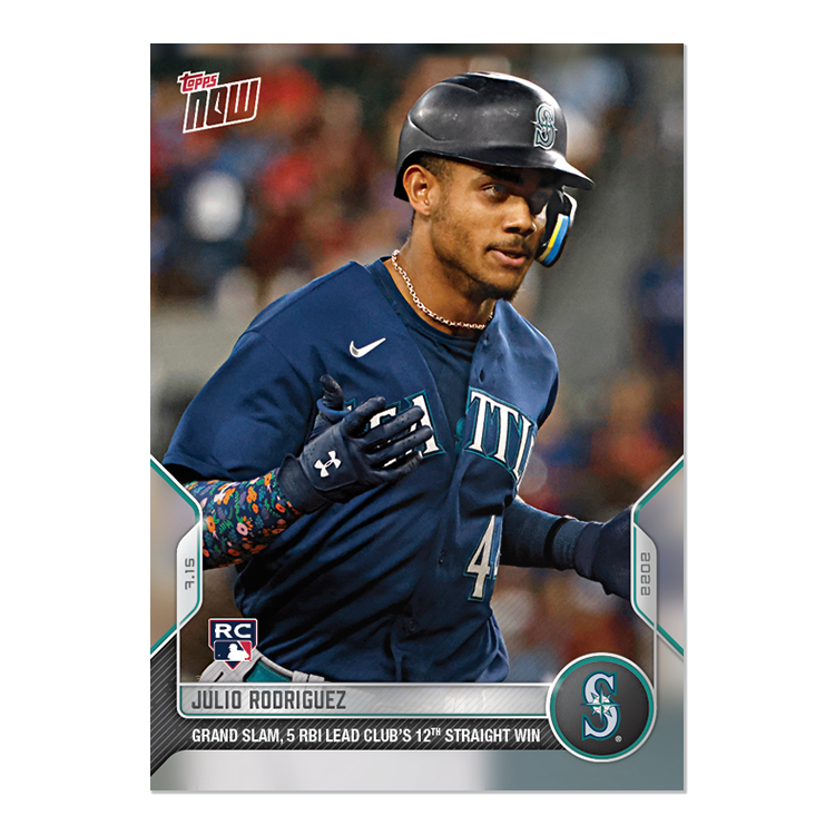 Julio Rodriguez  - 2022 MLB Topps NOW® Card 535