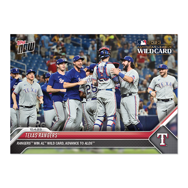 Texas Rangers  - 2023 MLB Topps NOW® Card 965 - PR: 392