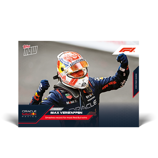 Smashes record for most Red Bull wins - F1 Topps NOW® Card #15 - PR: 1710