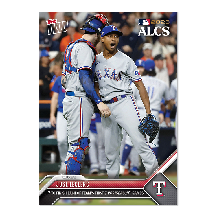 José Leclerc  - 2023 MLB Topps NOW® Card 1006 -PR: 464