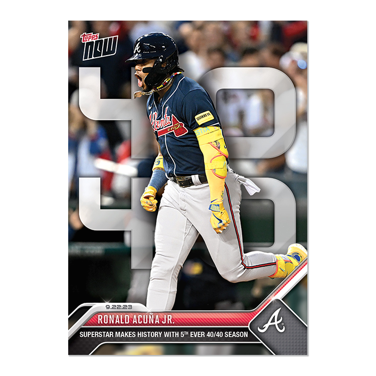 Ronald Acuña Jr.  - 2023 MLB Topps NOW® Card 903 - PR: 9413