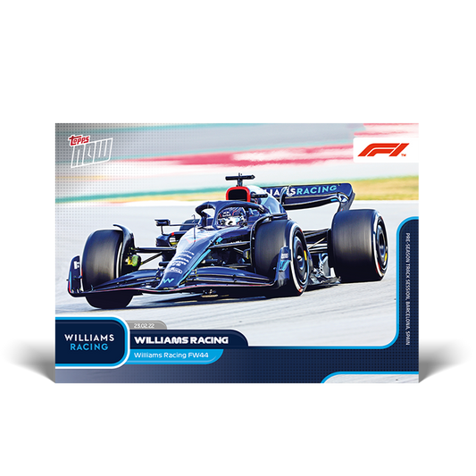 Road to...2022 -  Williams Racing FW44 - F1 Topps NOW® Card #P03 - PR: 1052