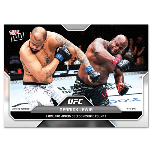 Derrick Lewis - 2025 UFC Topps NOW® - Card 21
