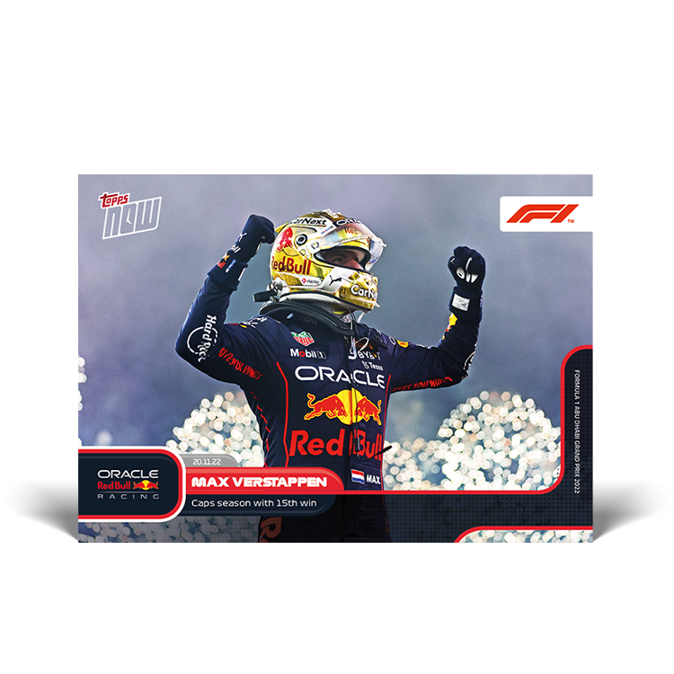Cap season with 15th win - F1 Topps NOW® Card #79 - PR: 1487