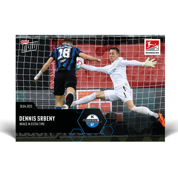 Brace in extra time - Bundesliga Topps NOW® Card #189 - PR: 74