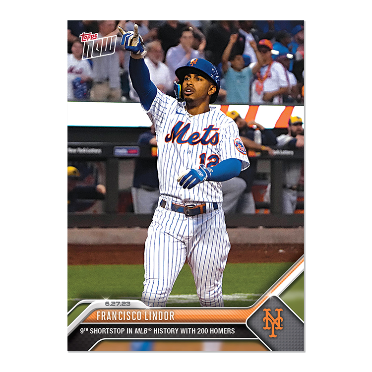 Francisco Lindor  - 2023 MLB Topps NOW® Card 502 - PR: 880