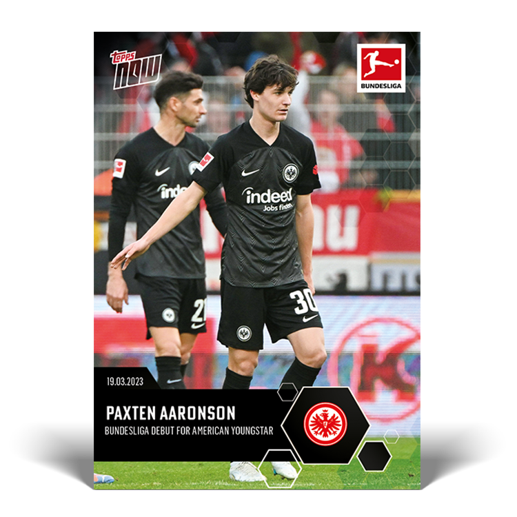 Bundesliga debut for American youngstar - Bundesliga Topps NOW® Card #164