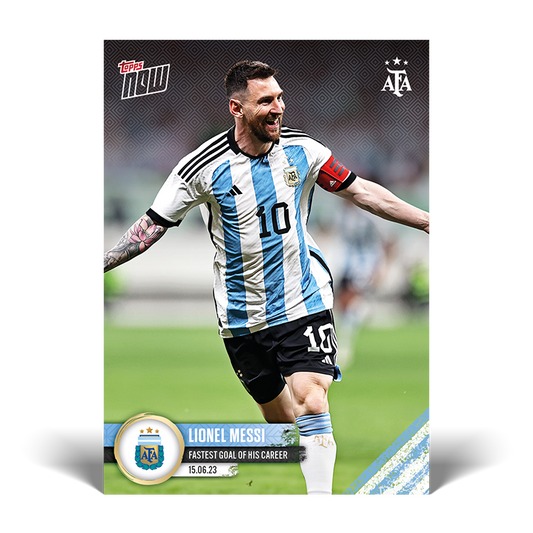 Fastest goal of his career -  Topps NOW® Card #1 - PR: 12295