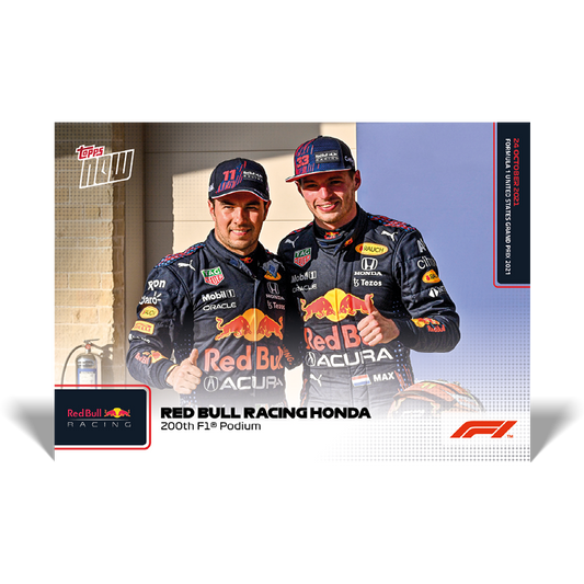 200th F1 Podium - F1 Topps NOW® Card #65 - PR: 1876
