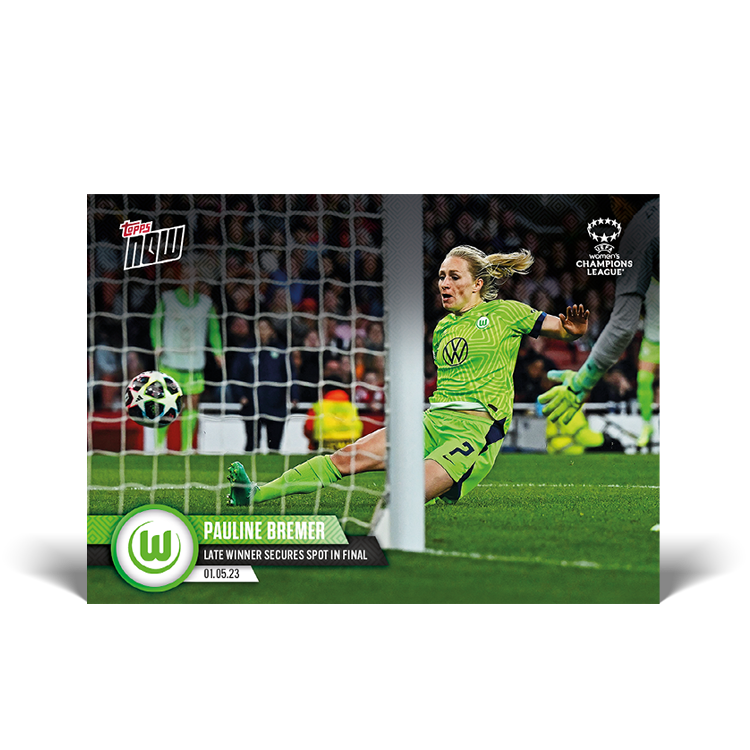 Late winner secures spot in final - UWCL Topps NOW® Card #22 - PR: 256