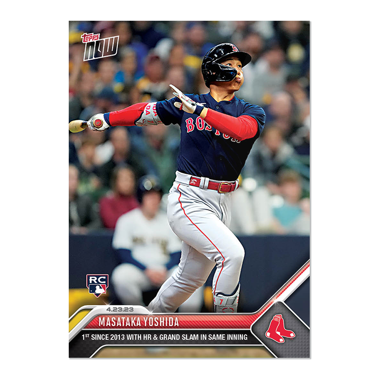 Masataka Yoshida  - 2023 MLB Topps NOW® Card 173 - PR: 3456