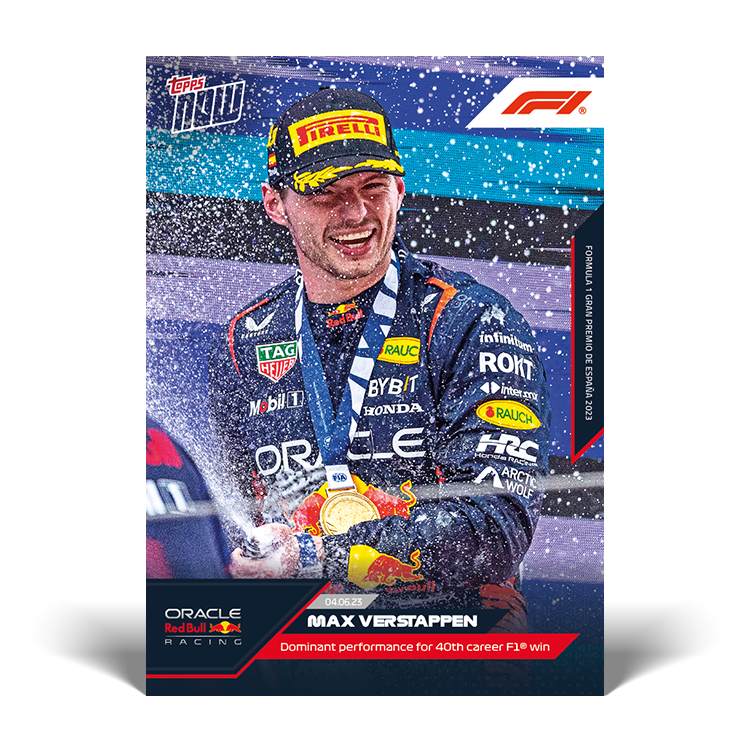 Dominat performance for 40th career F1 win - F1 Topps NOW® Card #18 - PR: 2172