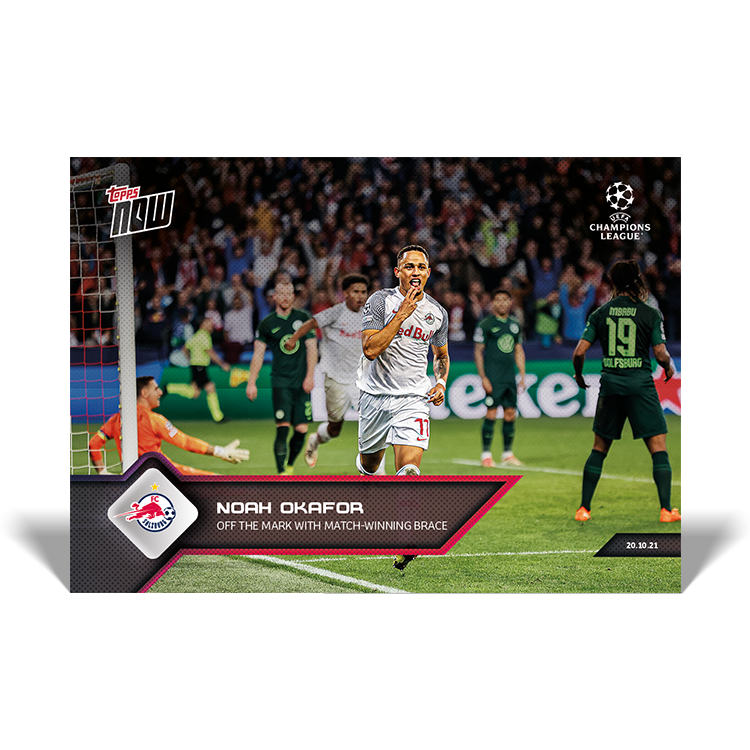 Off the mark with match-winning brace  - UCL Topps NOW® Card #58 - PR: 288