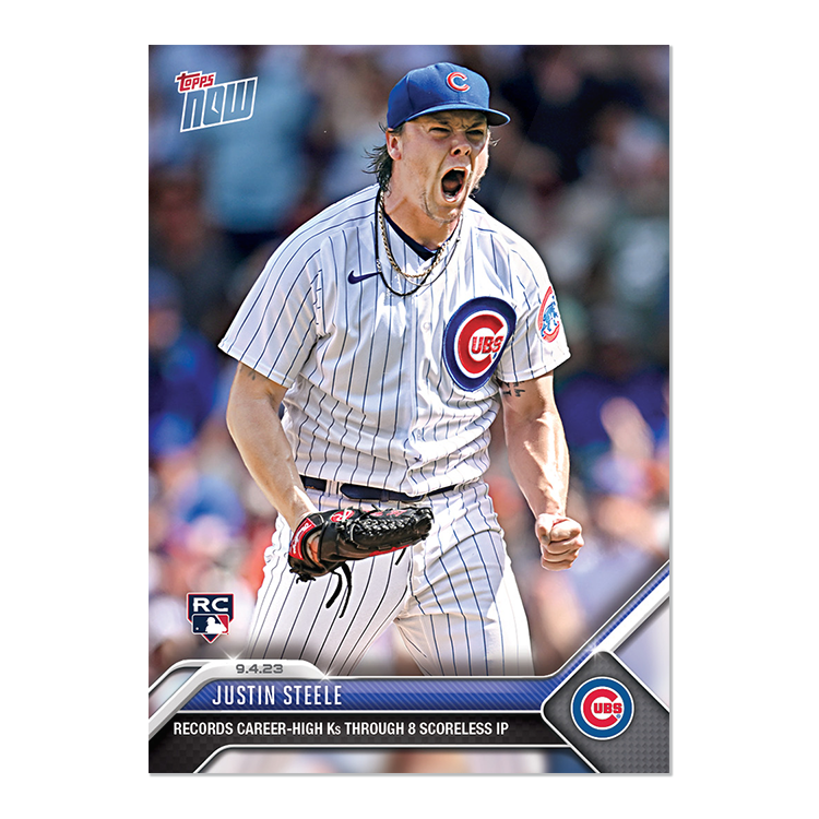 Justin Steele  - 2023 MLB Topps NOW® Card 815 - PR: 1146