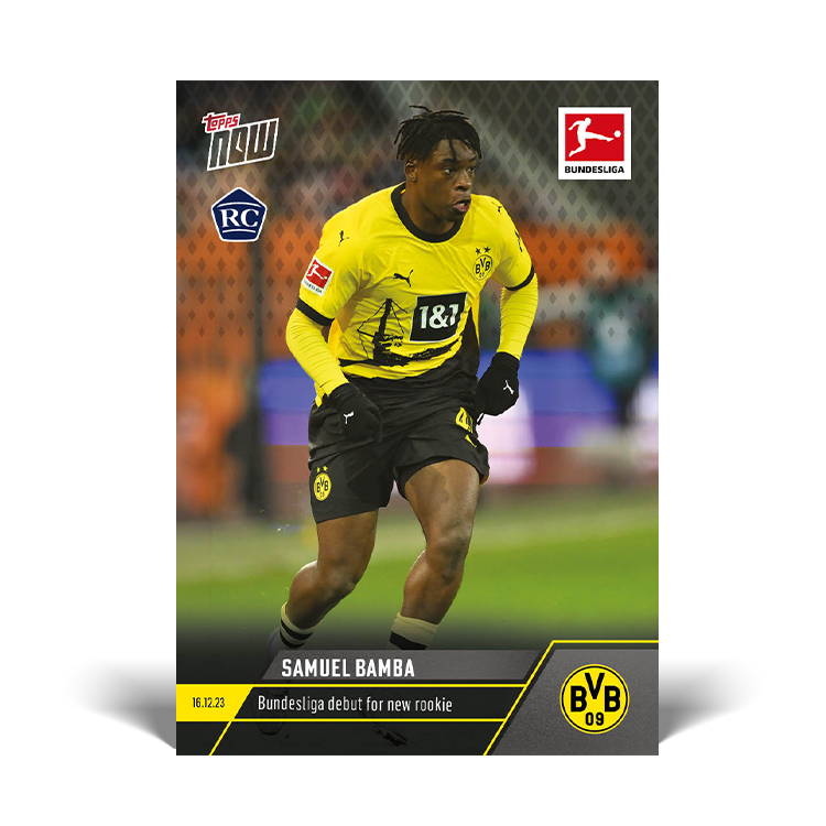 Samuel Bamba - Bundesliga debut for new rookie - Bundesliga Topps NOW® Card #88 - PR: 519