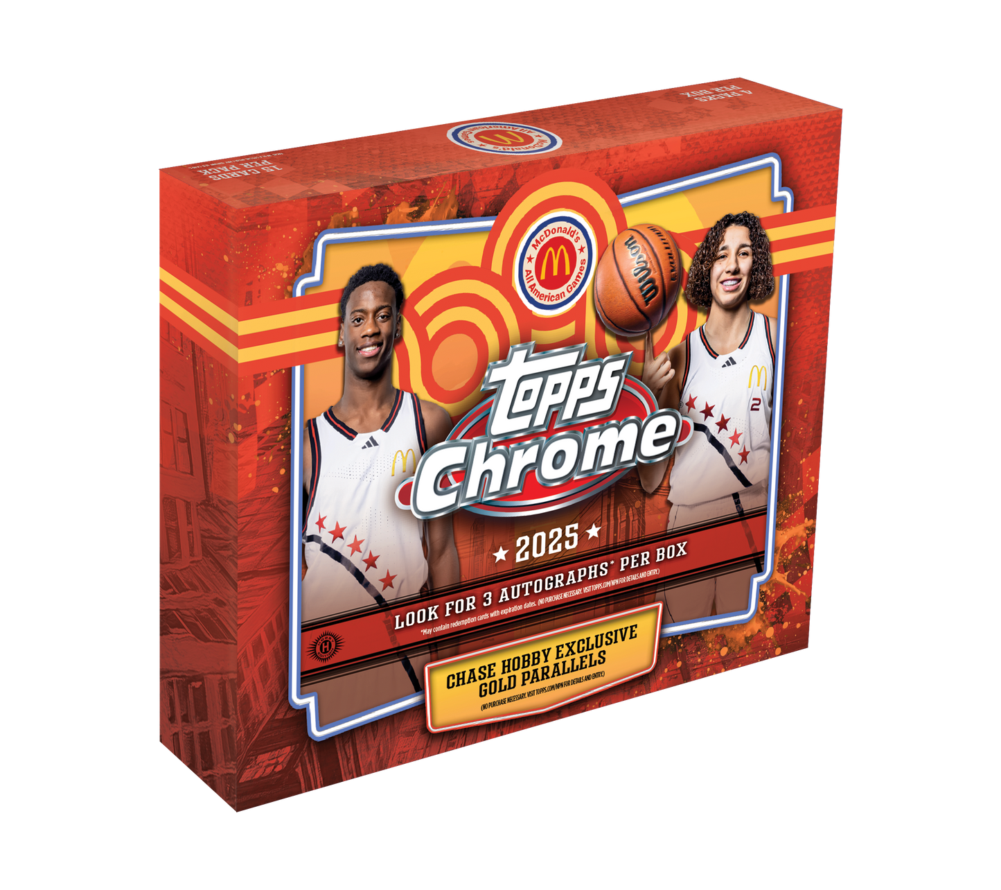 2025 Topps Chrome® McDonald’s All-American Basketball - Hobby Box